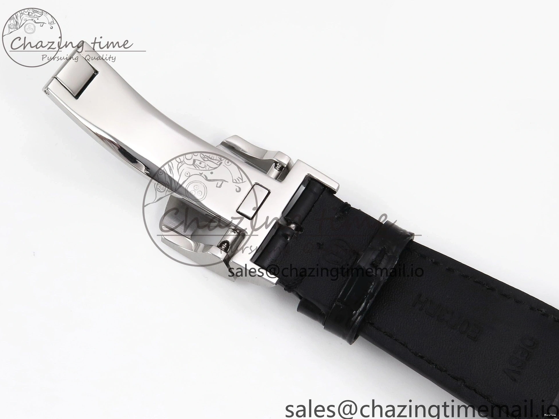 MIROTIME 0127 Portugieser Automatic SS IW501704 APSF 1:1 Best Edition Blue Dial on Black Leather Strap A HighPerformance 7008